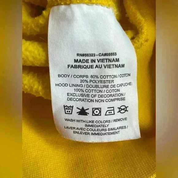 Golden State Warriors The Bay Alt Logo Pullover Hoodie Gold Yellow Air Jordan SM - Picture 6 of 9